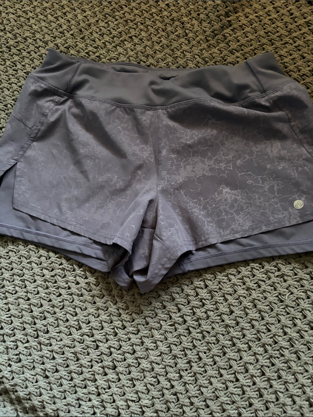 Apana Heathered Charcoal Athletic Shorts